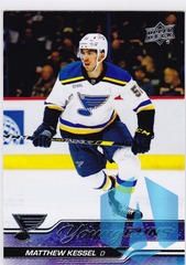 2023-24 Upper Deck Series 1 Young Guns #240 Matthew Kessel - St. Louis Blues